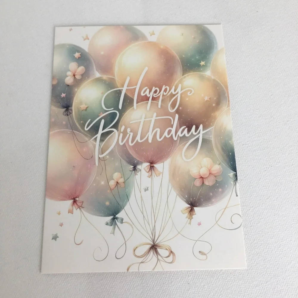 Assortment of 20 Cupcake Birthday Cards Pastel Pink Purple With Envelopes NEW